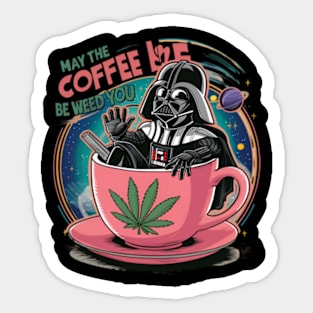 Star Wars | May The Coffee be WEED you Sticker